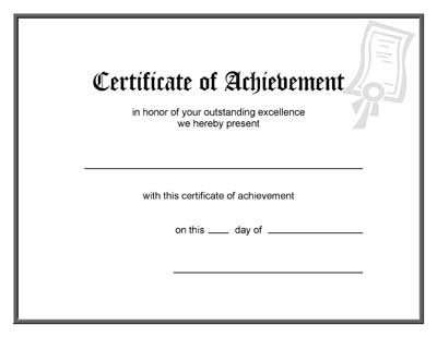 blank award certificate pdf and word doc