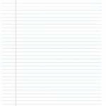 Printable Lined Notebook Paper