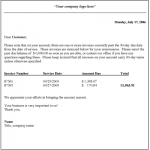 Collection Letter Template – Initial Notice