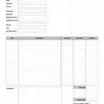 Blank Invoice Form - Business