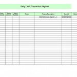 Petty Cash Register