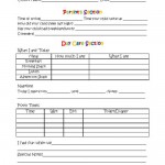 Free Printable Toddler Daily Day Care Report