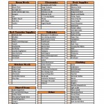 Printable College Checklist