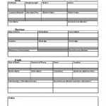 Individual Critical Documents Record Sheet
