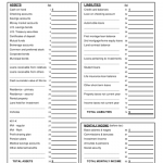 Personal Financial Information Form