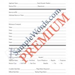 Pre-Employment Checklist - Premium