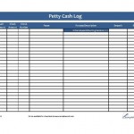 Petty Cash Log