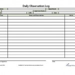 Daily Observation Log