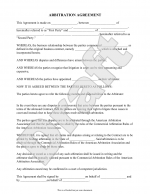 Arbitration Agreement Template