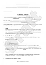 Catering Contract