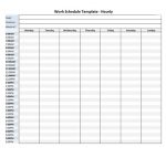 Modello di programma di lavoro